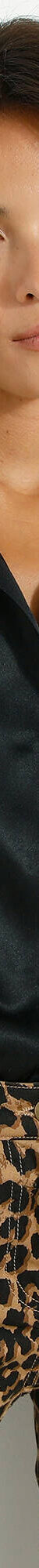 Chemise volume ample unie, satin (noir) Chemise volume ample unie, satin (noir)